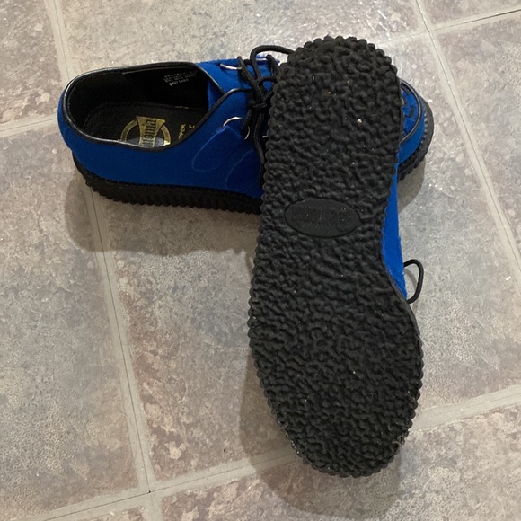 Demonia Blue Suede Creepers - Picture 3 of 8